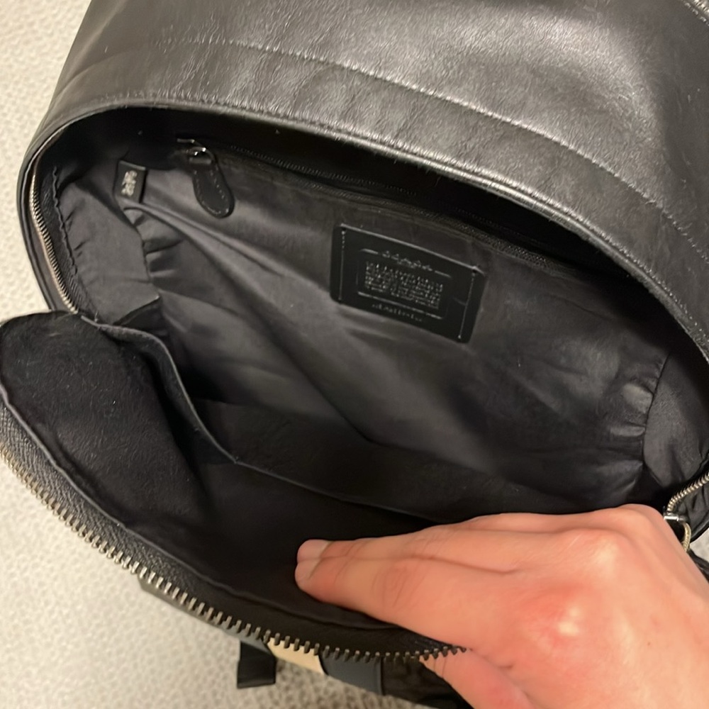 Coach Varsity West Leather Backpack - Picture 4 of 5